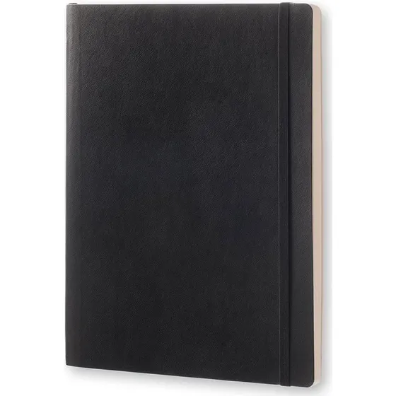 Moleskine Classic Notesbog - X-Large, Sort, Prikket