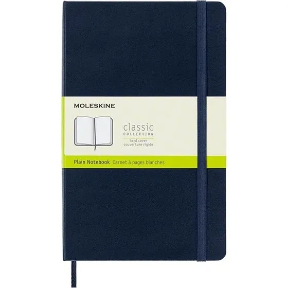 Moleskine Classic Hardcover Notesbog Large - Blå