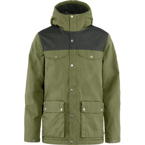 Fjällräven Greenland Winter Jacket Herre - Green/Dark Grey