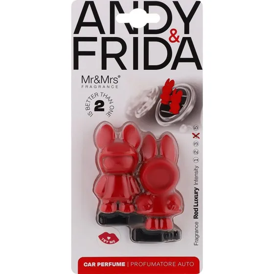 Mr&Mrs Fragrance Andy & Frida Red Luxury Bilparfume