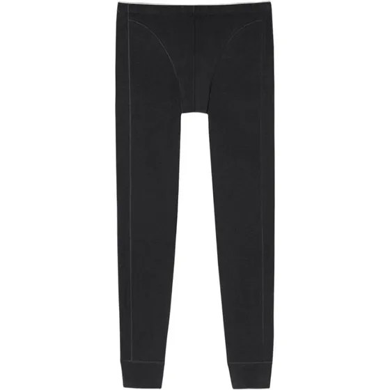 Schiesser Long Pants 95/5 – Økologisk lang underbukse, Sort L