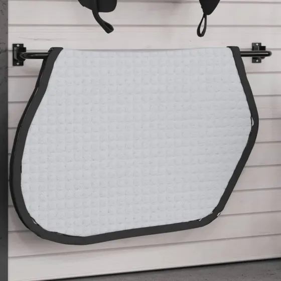 vidaXL holder til schabrakker i sort pulverlakeret jern, 102 cm