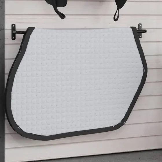 vidaXL holder til schabrakker i sort pulverlakeret jern, 125 cm