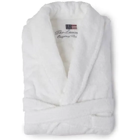 Lexington Icons Original Badekåbe, Hvid (Unisex)
