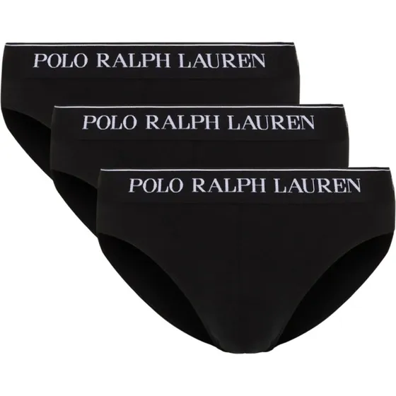 Polo Ralph Lauren 3-pak bomuldsbriefs, hvid/sort/grå