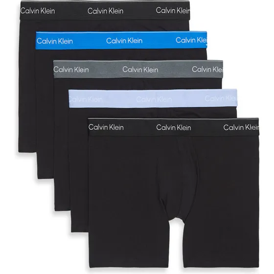 Calvin Klein Icon Cotton Stretch 5-pak boxershorts, sort