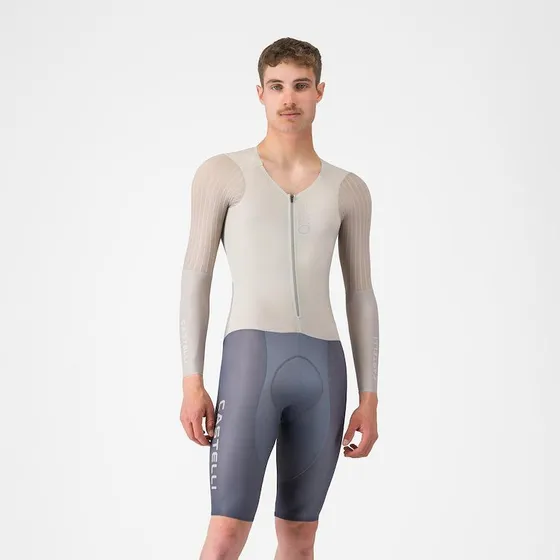 Castelli Body Paint V TT Speedsuit - Silver Moon/Clay/Smoky Gray
