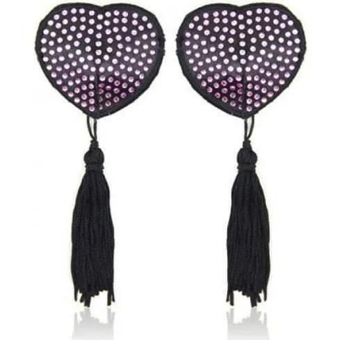 Shine Red Nipples Tassels Nipple Covers