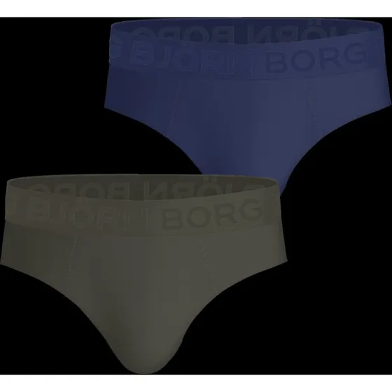 Björn Borg Sports Mesh Brief 2-pak - marine/grøn