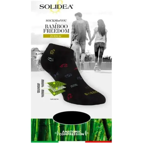 Solidea Bamboo Freedom Pois Sokker - Rød - 5XXL