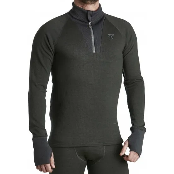Termo Wool Original 2.0 Undertrøje m. lynlås – merino, høj hals
