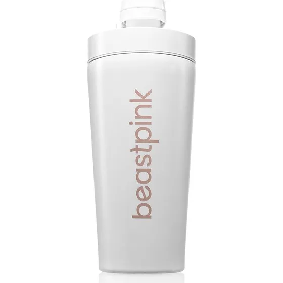 BeastPink Stålshaker, hvid, 650 ml