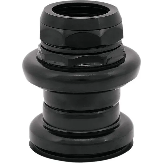 FORCE styrfittings med gevind 22,2mm 1'' stål - Sort