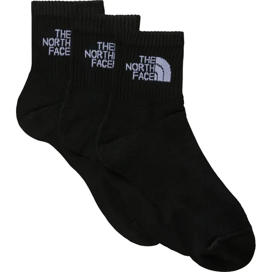 The North Face Multi Sport Cush Quarter 3-pak – sort