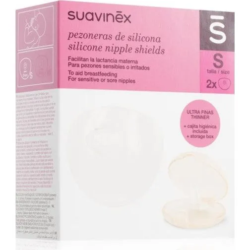 Suavinex Zero Zero Silikone Nippelbeskyttere Str. S (21 mm)