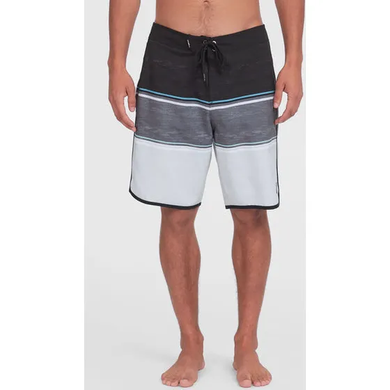 O'Neill Lennox Scallop 19\" Boardshorts – Black Out Colour Block