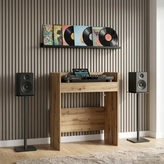 vidaXL DJ Bord Artisan-eg 62 x 45 x 102 cm