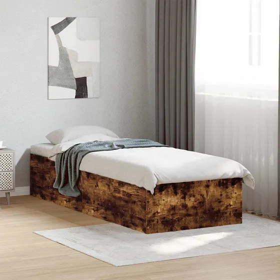 vidaXL Gulvsengramme Røget eg 80 x 200 cm