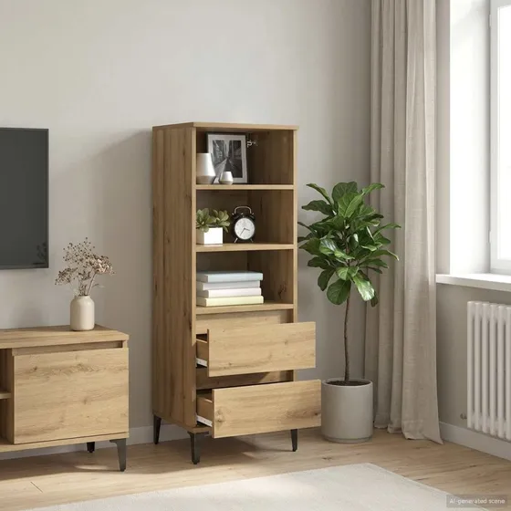 vidaXL Highboard Artisan-eg 40 x 36 x 110 cm