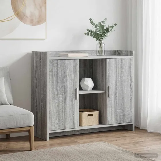 vidaXL Sideboard 98,5 x 33 x 80 cm i konstrueret træ