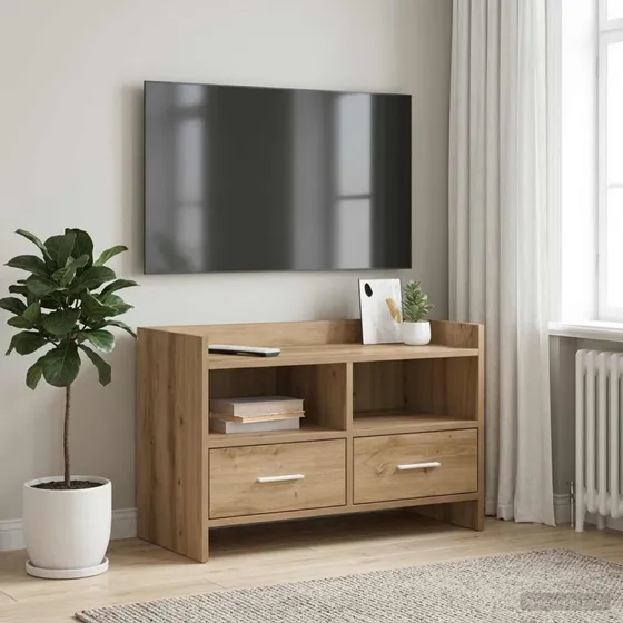 vidaXL TV-skab i artisan-eg, 71,5 x 33 x 47 cm