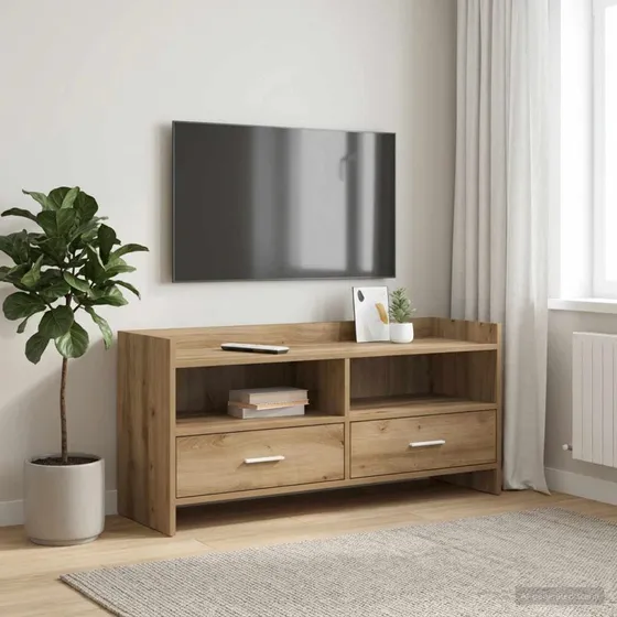 vidaXL TV-skab Artisan-eg, 100 x 33 x 47 cm