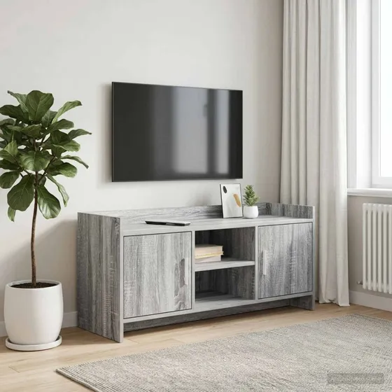 vidaXL TV-skab 102 x 33 x 47 cm Grå Sonoma