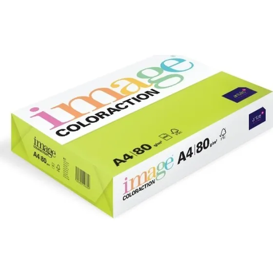 Image Coloraction A4 80 g Neon Green - 500 ark