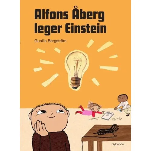 Alfons Åberg leger Einstein - Børnebog (Hardcover)