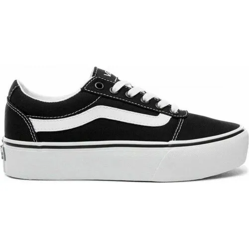 Vans Ward Platform dame sneakers, sort, str. 35