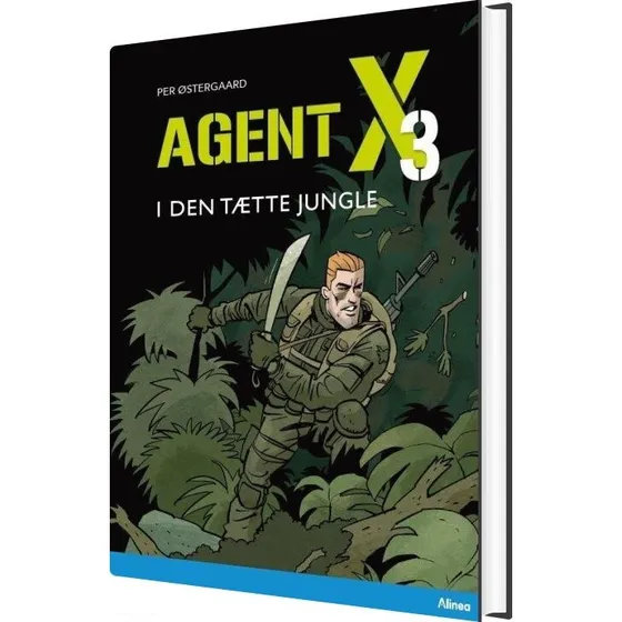 Agent X3 i den tætte jungle: Blå Læseklub af Per Østergaard