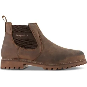 Bugatti Cognac Læder Chelsea Boot - Indvendig lynlås 321-AOQ53