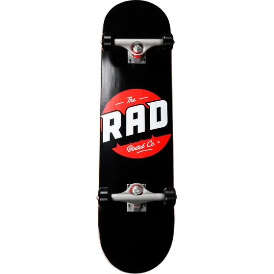 RAD Logo Progressive Komplet Skateboard 8.125" - Sort