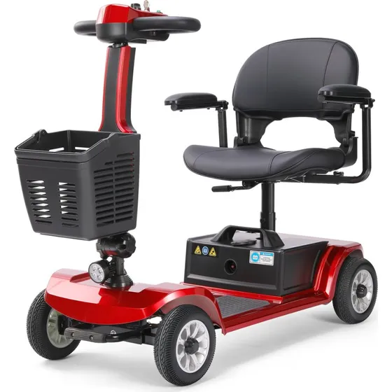 24V 250W Elektrisk Mobilitetsscooter til Seniorer - 190 kg kapacitet