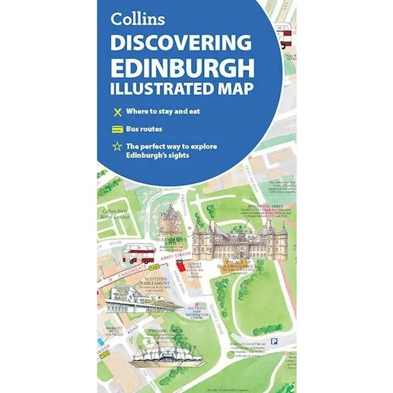Collins Discovering Edinburgh Illustrated Map - Engelsk bog