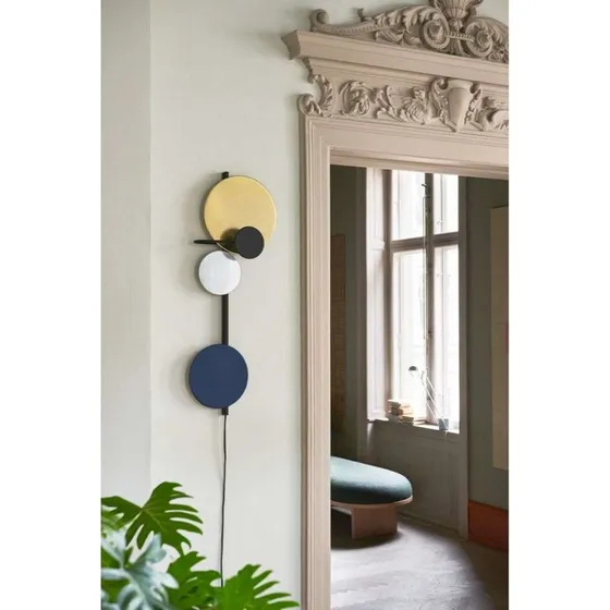 Please Wait to be Seated Planet væglampe - Navy Blue