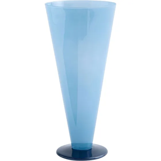 HAY Conical vase, stor, petrolblå/mørkeblå