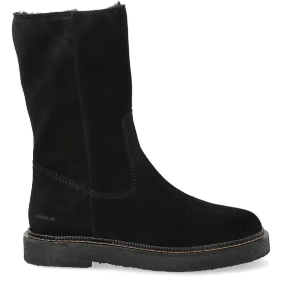 Angulus 7801-103-8141 Sort læderstøvle med uldfoer (42-45)