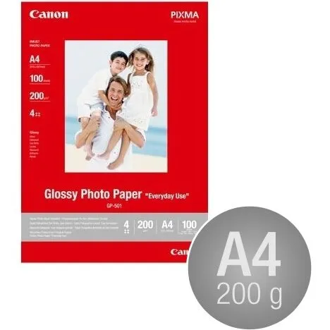 Canon Glossy fotopapir A4 200 g – 100 ark