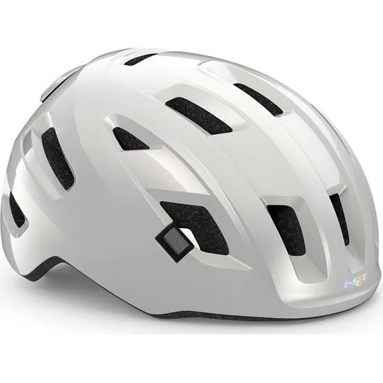 MET E-Mob Cykelhjelm til Elcykel - Glossy White