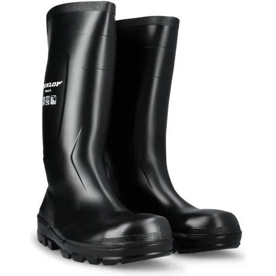 DUNLOP Work-It Sikkerhedsgummistøvle S5 Sort 651302