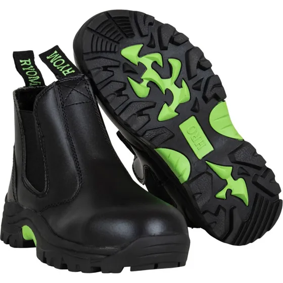 Ryom Alpha S3 sikkerhedsstøvle, sort