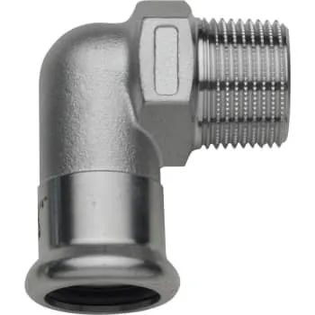 Turbo Inox 18 x 1/2" bøjning nippel