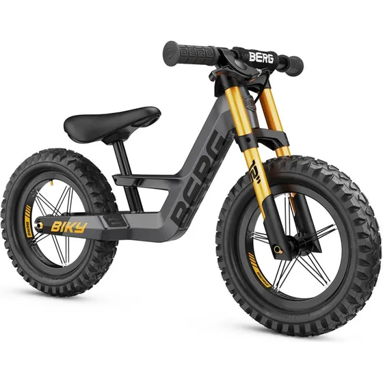BERG Biky Cross mørk grå løbecykel med håndbremse
