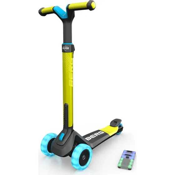 BERG Nexo Foldable Lights LED-deck Løbehjul - Lime