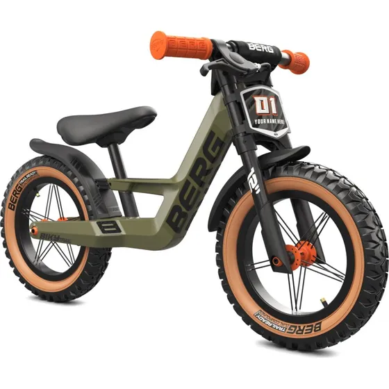 BERG Biky Trail Grøn Løbecykel med håndbremse