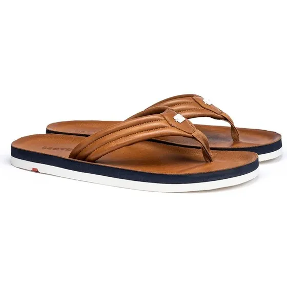 LLOYD FLIP FLOP brune lædersandaler
