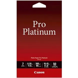 Canon PT-101 Pro Platinum fotopapir 10x15 cm, 50 ark