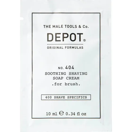 Depot 400 Shave Specifics No. 404 Barbercreme med Allantoin, 10 ml