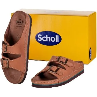 Scholl Air Bag Back Strap sundhedssandaler Cognac, str. 38